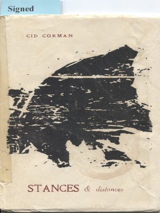 Item #11838 Stances & Distances. Cid Corman