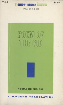 Item #1395 Poem of the Cid. Paul Blackburn