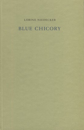 Item #1579 Blue Chicory. Lorine Niedecker