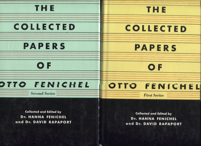 Item #17449 Collected Papers of Otto Fenichel (Two Volumes). Otto. Collected Fenichel, Hanna Fenichel, David Rapaport.