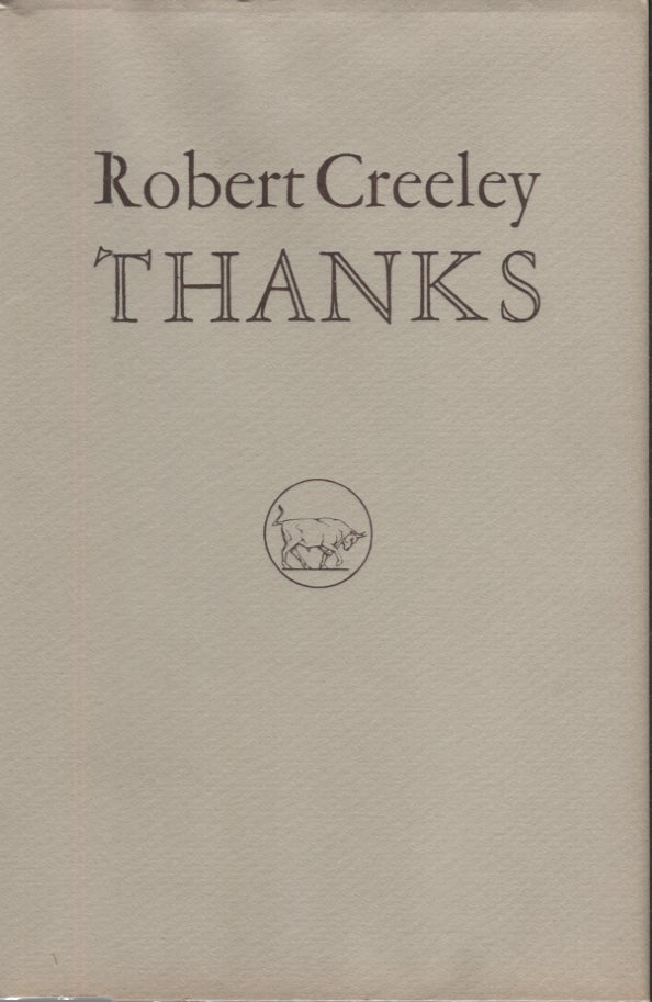 Item #18161 Thanks. Robert Creeley.