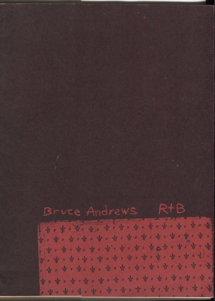 Item #20636 R+B. Bruce Andrews.