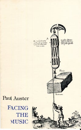 Item #20637 Facing the Music. Paul Auster
