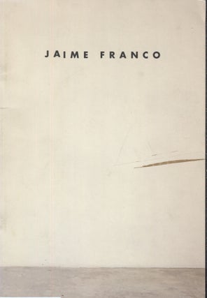 Item #20904 Jaime Franco; New Paintings. Art Exhibition Catalog