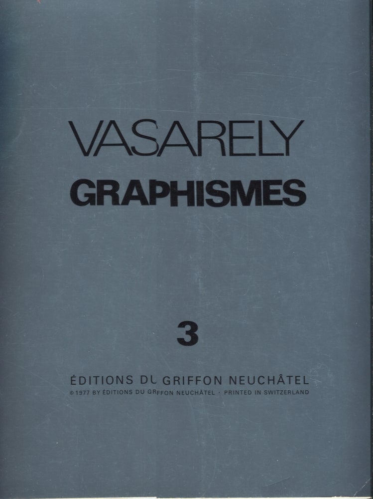 Item #20919 Graphismes 3. Vasarely.