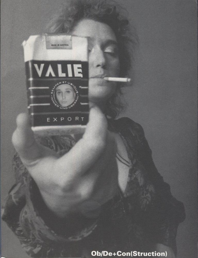 Item #20946 Valie Export Ob/De+Con(Struction). Art Exhibition Catalog.
