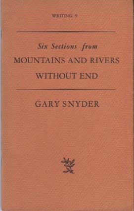 Item #20961 Riprap & Cold Mountain Poems. Gary Snyder