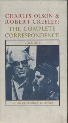 Item #21017 The Complete Correspondence Volume 1. Charles Olson, Robert Creeley