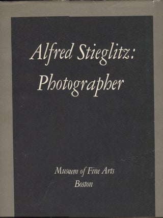 Item #21397 ALFRED STIEGLITZ: PHOTOGRAPHER