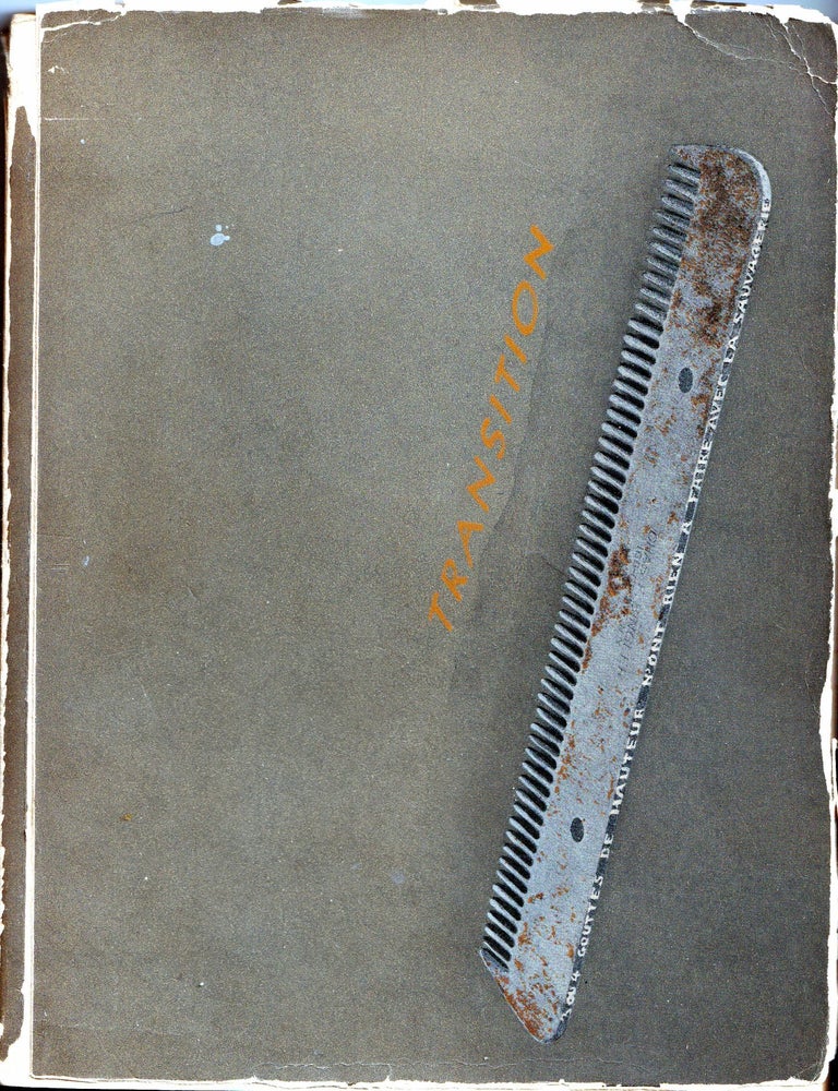 Item #22039 TRANSITION 26; Quarterly Review. Eugene Jolas, James Johnson Sweeney.