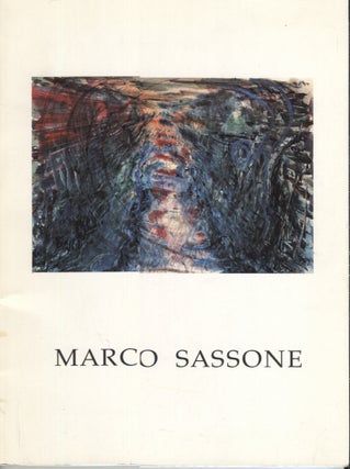 Item #6703 Marco Sassone: Watercolors. Marco Sassone, Exhibition catalog